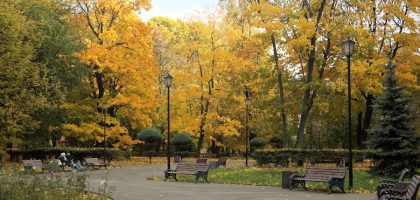 Lefortovo park. Moscow. Russia