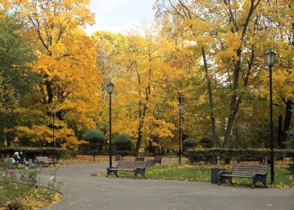 Lefortovo park. Moscow. Russia